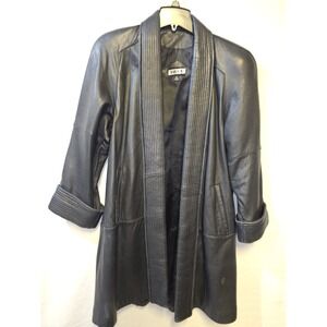 tibor leather jacket Xs